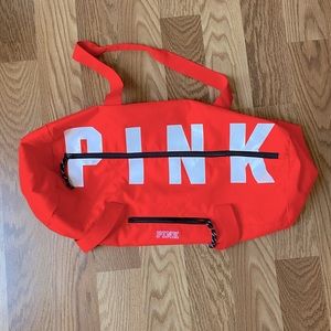 pink by victoria’s secret duffle bag